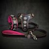 imgi 61 the bijou set collar harness leash pink 431208