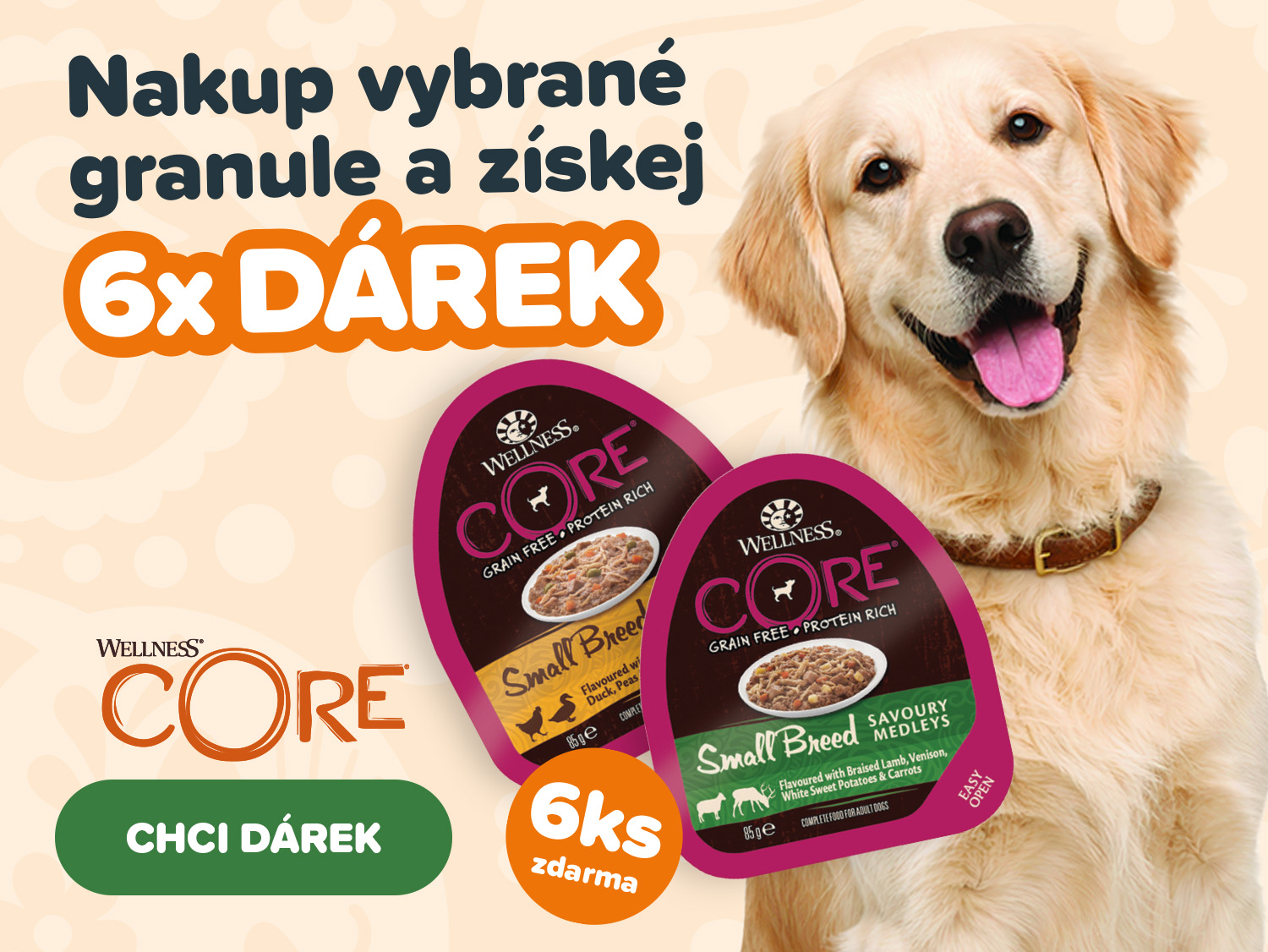 6x dárek ke granulím – PES
