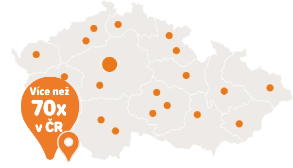 Mapa prodejen
