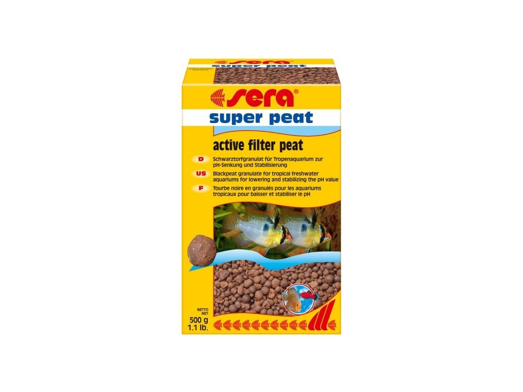 Sera rašelinový granulát Super Peat 500g