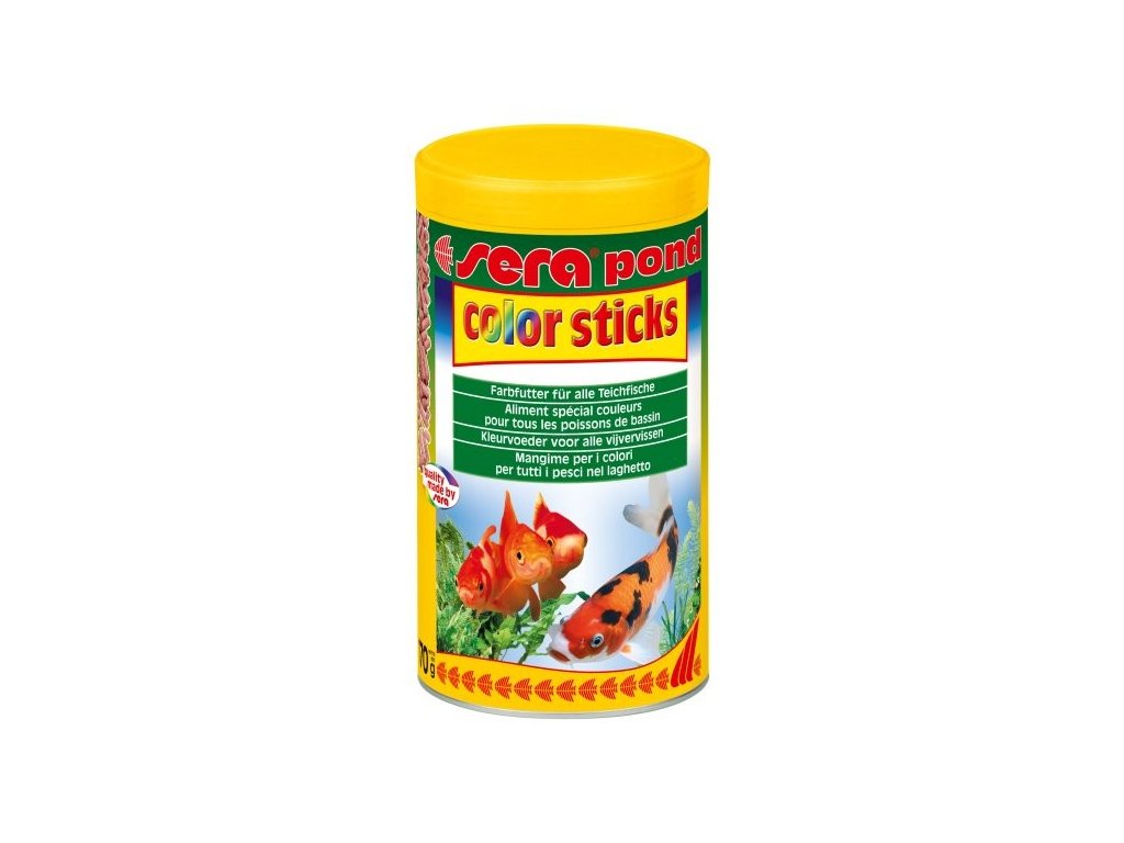 Sera vybarvovací krmivo pro zlaté a studenovodní ryby Pond Color Sticks 1000 ml NATURE