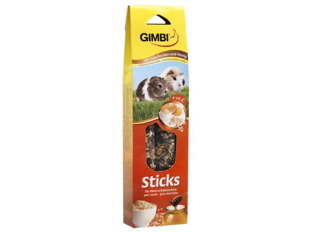 Gimbi Sticks morče med 2ks