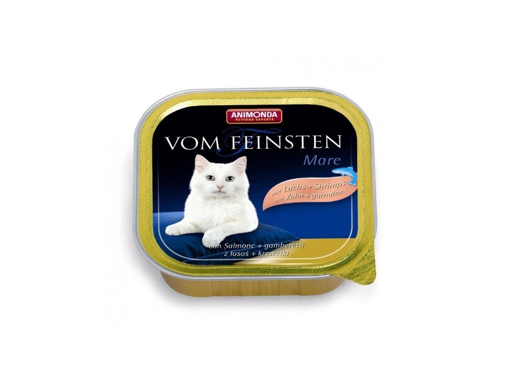 Animonda Vom Feinsten Mare paštika pro kočky losos + garnát 100 g