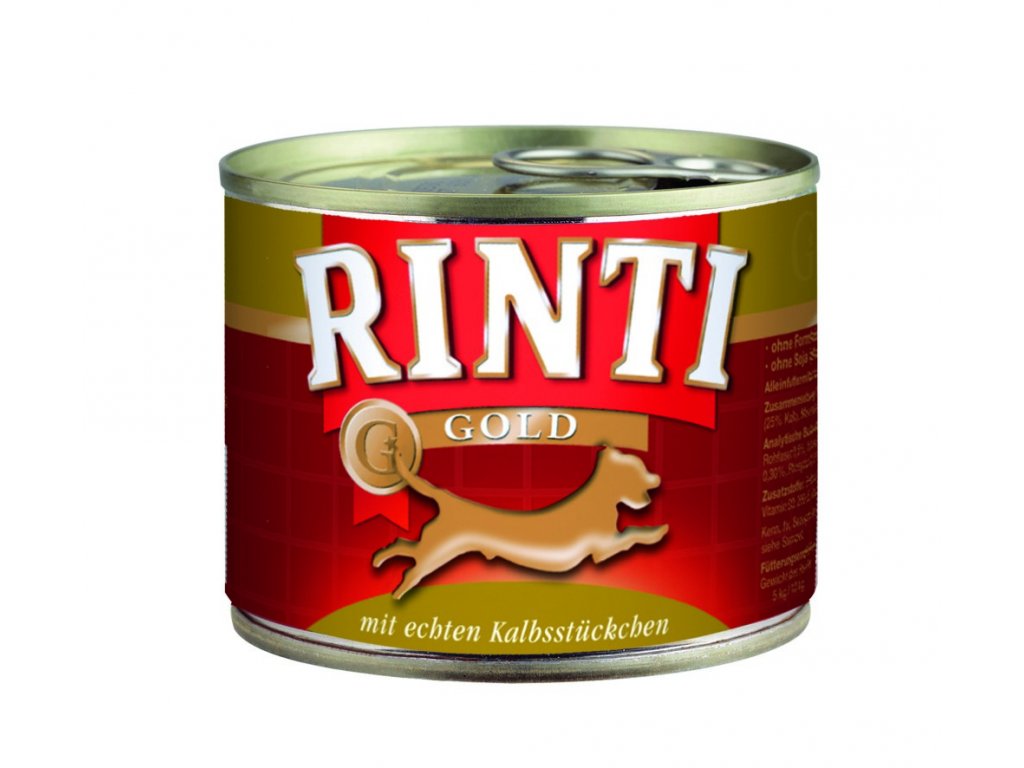 Finnern Rinti Gold konzerva pro psy telecí 185g