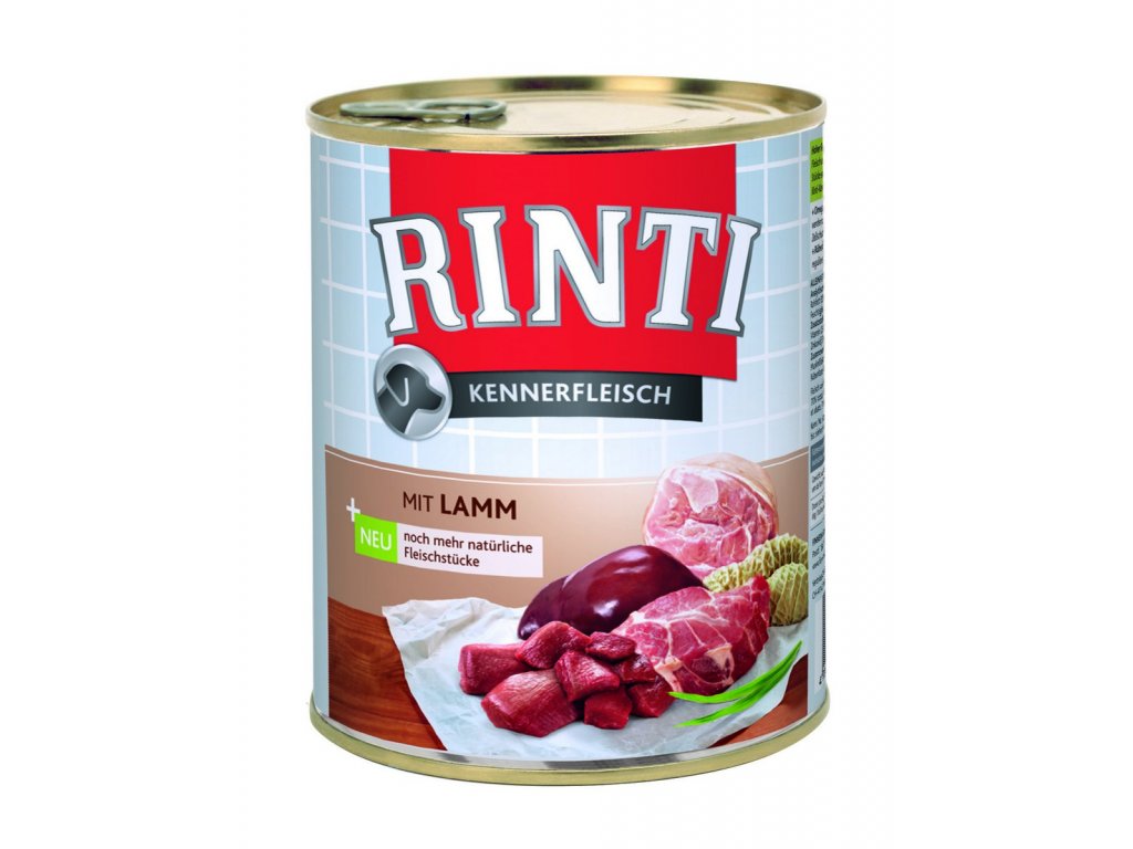 Finnern Rinti konzerva pro psy jehně 800 g