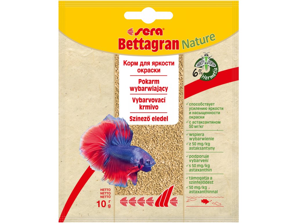 Sera Bettagran 10 g NATURE PetCenter.cz