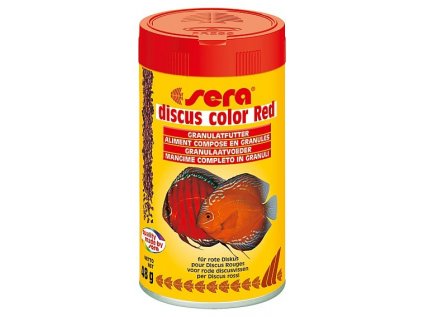 Sera doplňkové krmivo pro terčovce a jiné náročné ryby Discus Color Red 100 ml