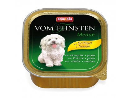 Animonda Vom Feinsten Menue paštika pro psy drůbeží + těstoviny 150 g