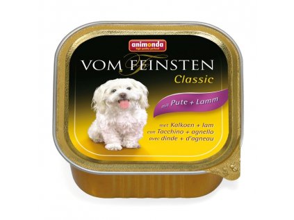 Animonda Vom Feinsten Classic paštika pro psy krůtí + jehně 150 g