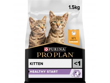 Pro Plan Cat Healthy Start Kitten kuře 1,5kg