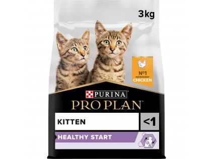 Pro Plan Cat Healthy Start Kitten kuře 3kg