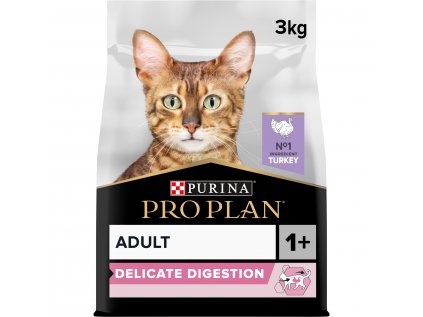 Pro Plan Cat Delicate Digestion Adult krůta 3kg