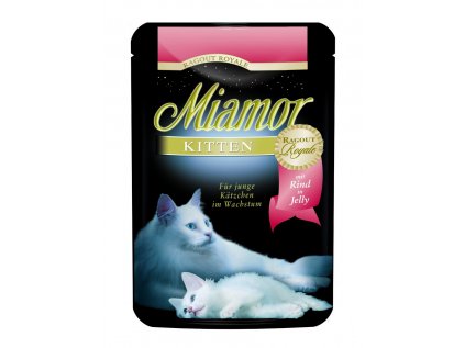 Finnern Miamor Ragout Kitten hovězí kapsička 100 g