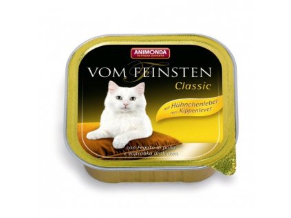 Animonda Vom Feinsten Classic paštika pro kočky kuřecí játra 100 g