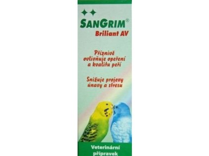 Sangrim Brilliant AV pro ptáky 20ml