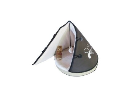 Huhubamboo teepee hnědá+béžová 50cm