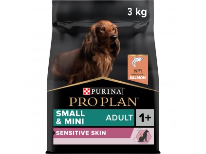 Pro Plan Dog Sensitive Skin Adult Small&Mini losos 3 kg
