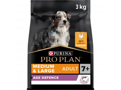 Pro Plan Dog Defence Age 7+ Medium&Large kuře 3kg