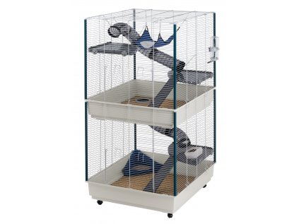 Ferplast klec pro fretky dvouposchoďová s výbavou FURET TOWER