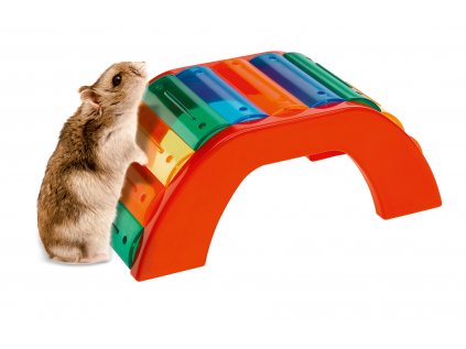Hračka FERPLAST barevný most pro křečky