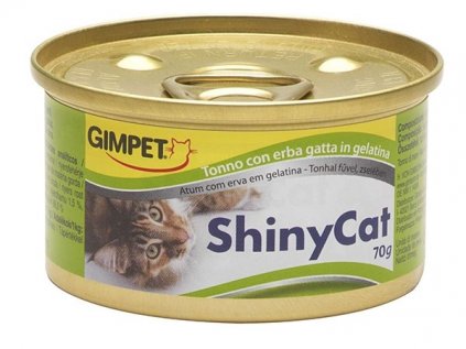 Konzerva ShinyCat tuňák+ sýr 70 g