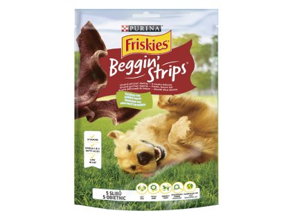 Friskies Beggin Strips s příchutí slaniny 120g