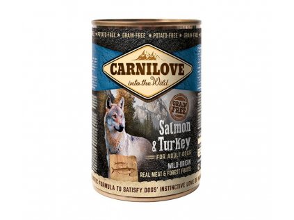 Konzerva Carnilove Wild Meat Salmon&Turkey 400 g