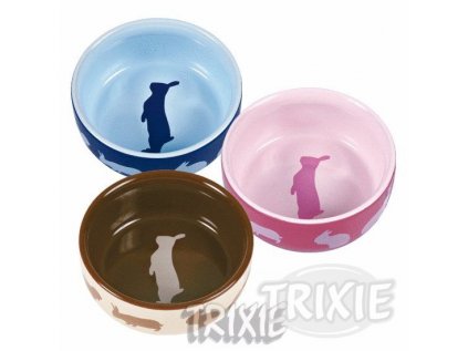 Trixie Keramická miska pro králíky barevná 250 ml/11 cm