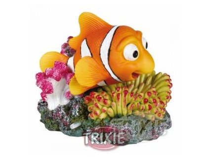 Trixie  Korál s barevnou rybou 12x10 cm