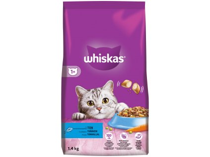 WHISKAS granule s tuňákem 1,4 kg