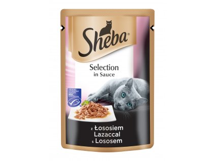 SHEBA kapsička SELECTION in Sauce s Lososem 85 g