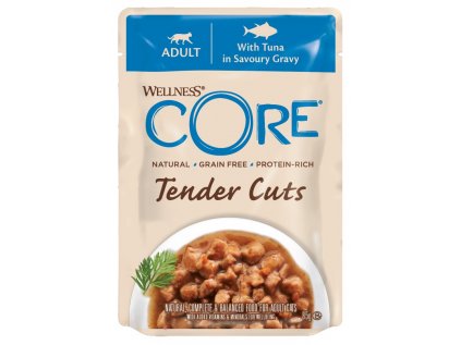 Wellness CORE Tender Cuts with Tuna in Savoury Gravy 85 g