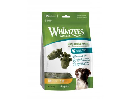 WHIMZEES Dental Aligator M 30 g,  12 ks (bal.)