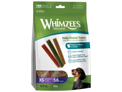 WHIMZEES Dental Stix XS 7,5g 48 + 8 ks