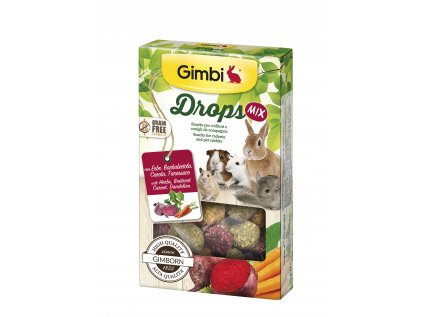Gimborn I DROPS GRAIN FREE pro hlodavce mix 50g
