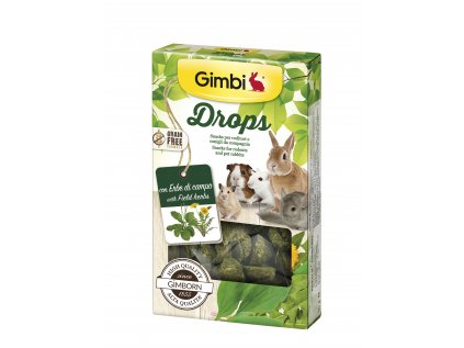 Gimborn I DROPS pro hlodavce s polními bylinkami 50 g
