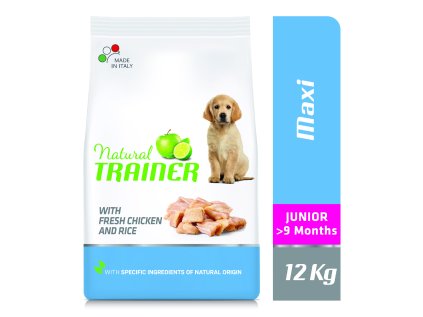 Natural Trainer Maxi Junior Cerstve kure 12kg