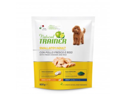 Natural Trainer Small&Toy Adult kuře a rýže 800 g