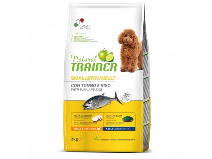 Natural Trainer Small & Toy Adult Ryba a rýže 2 kg