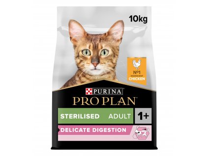 Pro Plan Cat Delicate Digestion Sterilised kuře 10kg