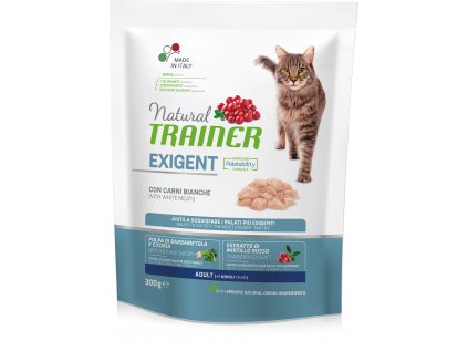 Natural Trainer Cat Exigent drůbeží maso 300 g