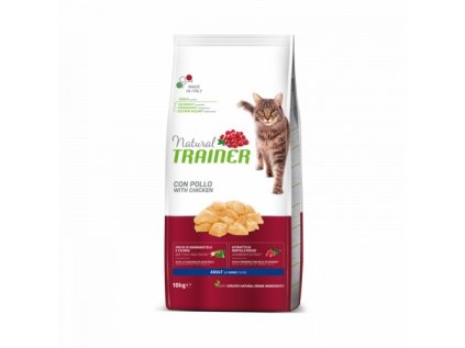 Natural Trainer Cat Adult kuřecí 10 kg