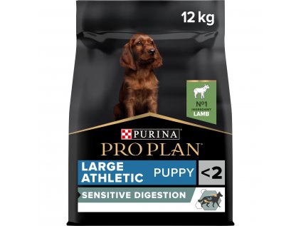 Pro Plan Dog Sensitive Digestion Puppy Large Athletic jehněčí 12kg