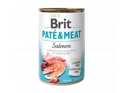Konzerva Brit Pate & Meat Salmon 400 g