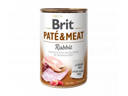 Konzerva Brit Pate & Meat Rabbit 400 g