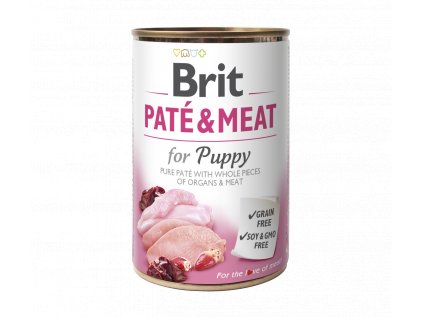 Konzerva Brit Pate & Meat Puppy 400 g