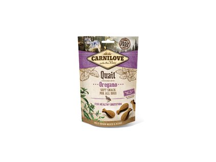 Carnilove Dog Semi Moist Snack Quail with Oregano 200 g