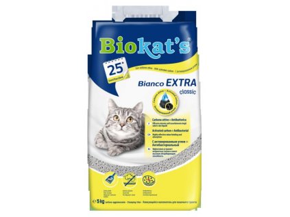 Podestýlka Biokat's BIANCO Extra 5 kg