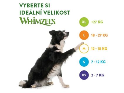 WHIMZ Dental párek Veggie M 30 g, 100ks v balení