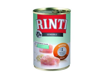 Finnern Rinti konzerva Sensible kuře + rýže 400 g
